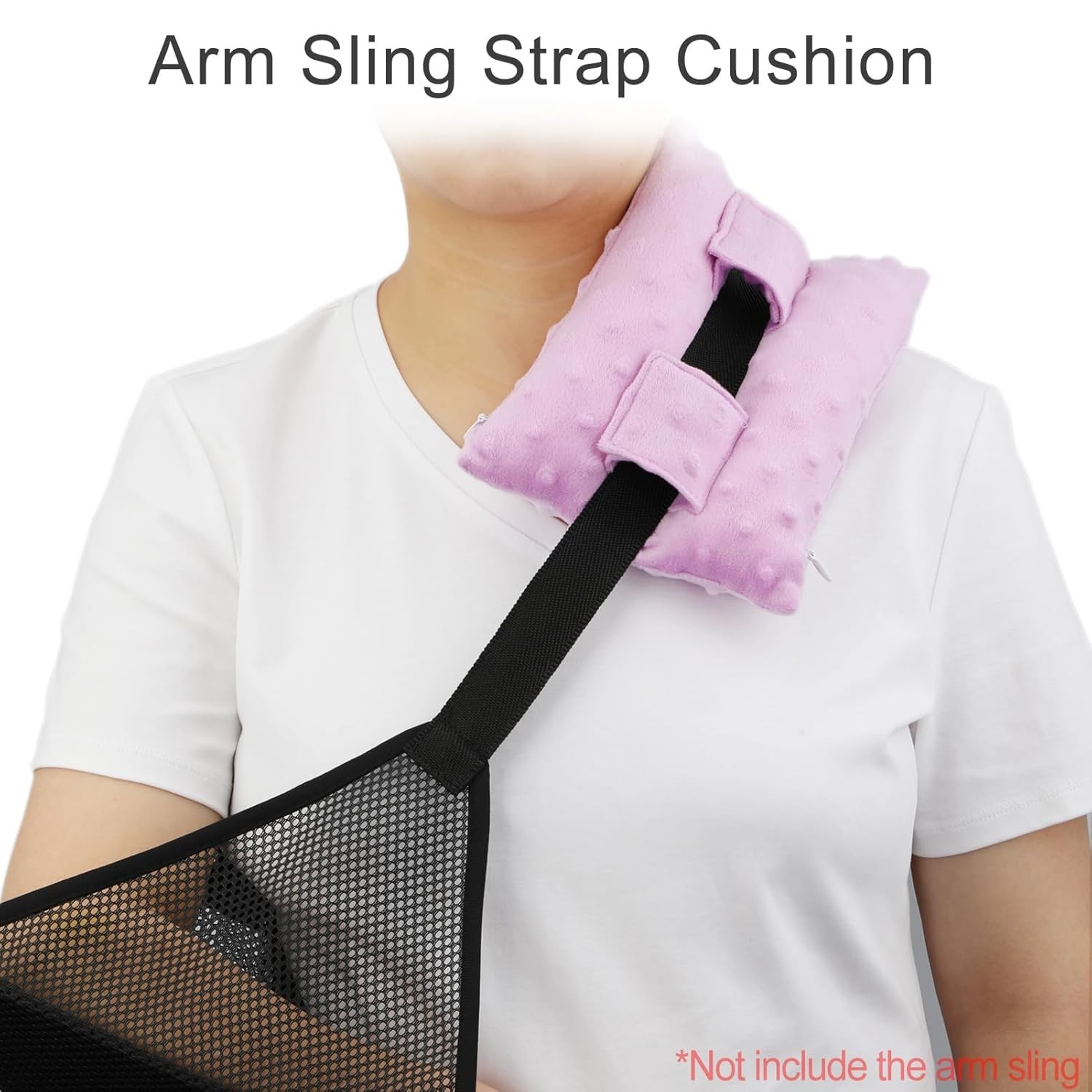 Soft Minky Dot Neck Strap Cushion for Arm Sling – Ideal for Rotator Cuff Healing