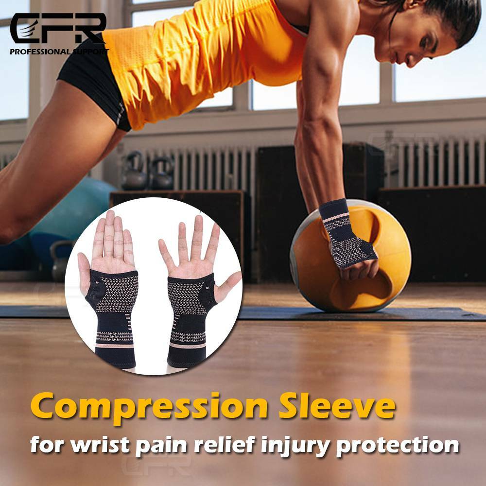 Copper Arthritis Compression Gloves Hand Wrist Support Joint Pain Relief Sports