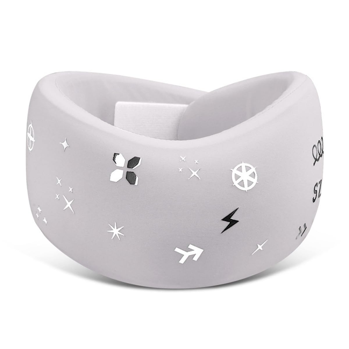 Neck Brace, Soft Memory Foam Cervical Collar Universal Support Gray