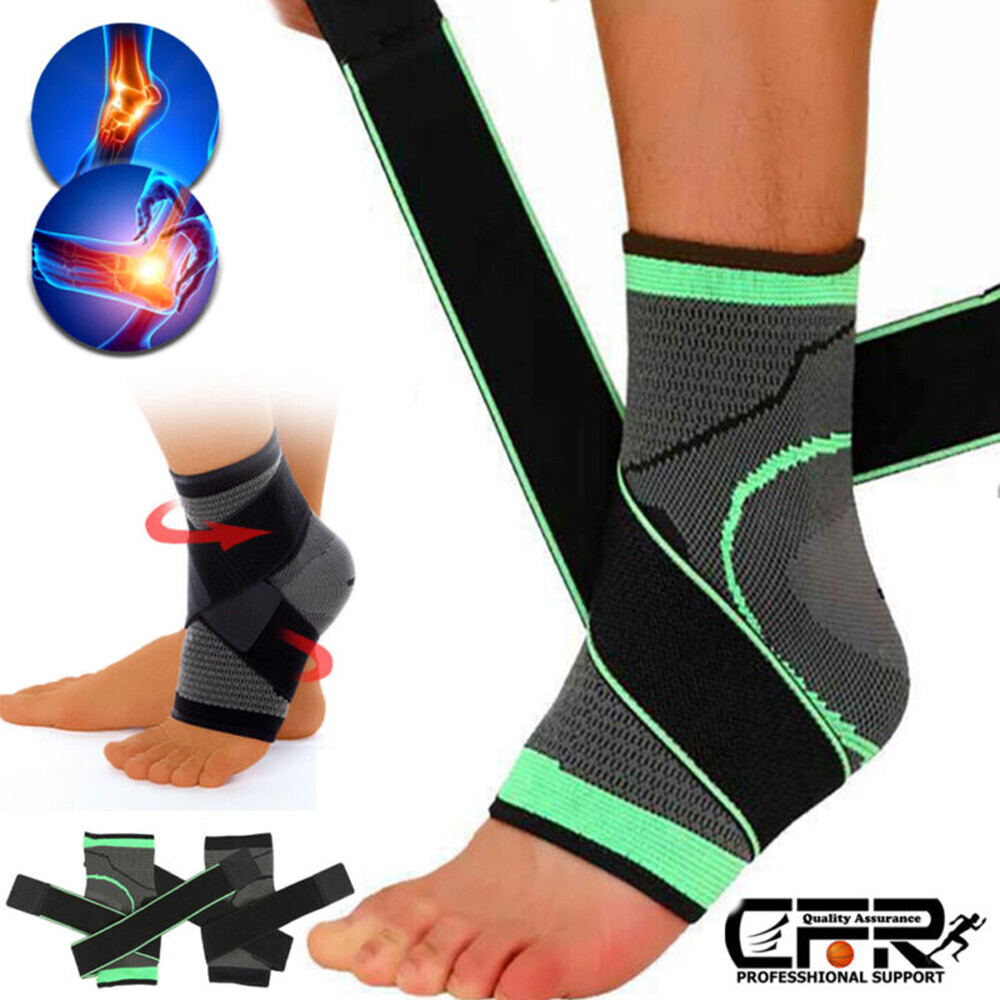 Adjustable Ankle Support Brace Compression Sleeve Sock Achilles Tendon Wrap US