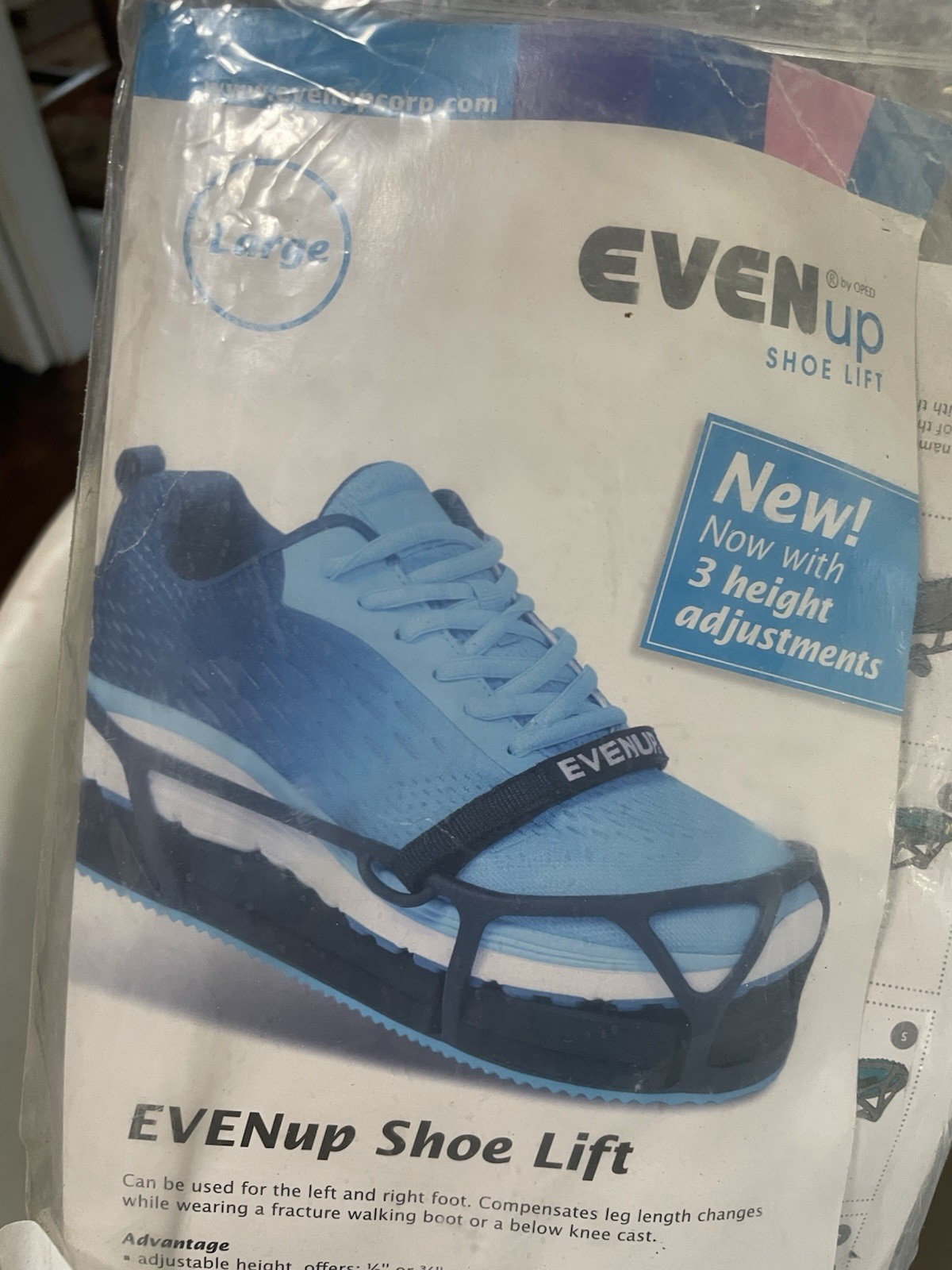 EVENup Shoe Leveler Size M 11-13 Large Used