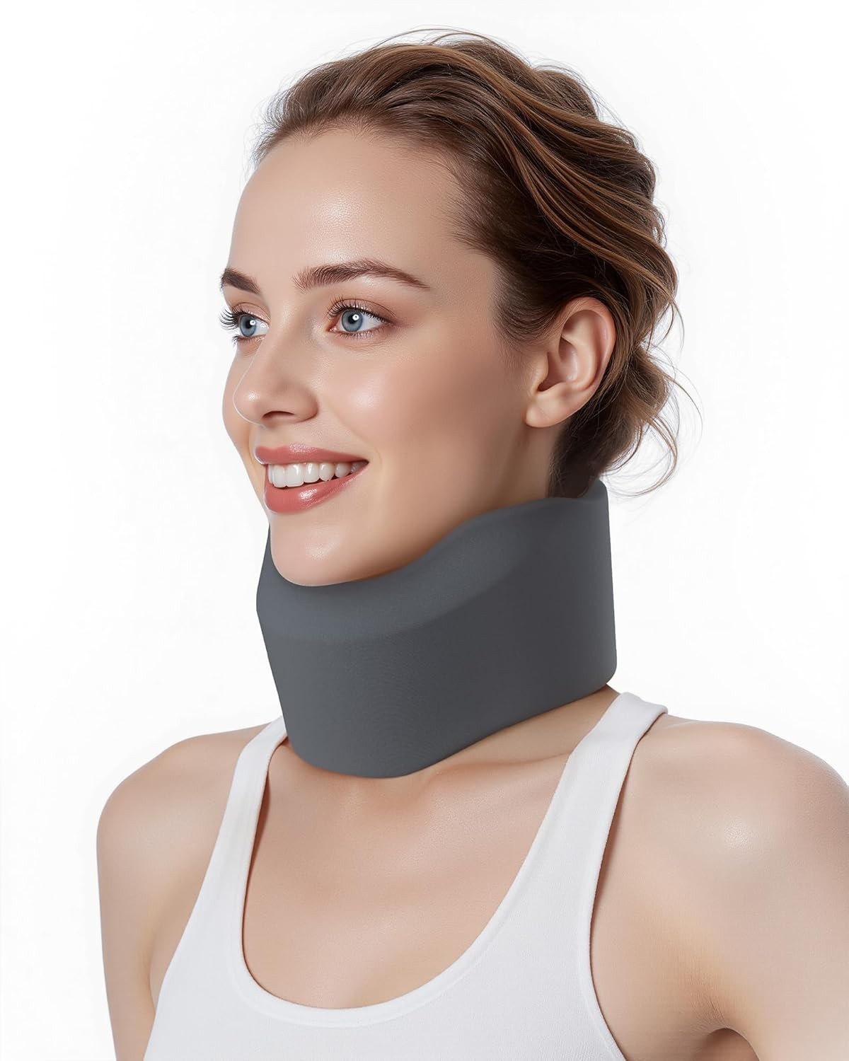 Collarín cervical suave para dormir, alivia el dolor de cuello y proporciona