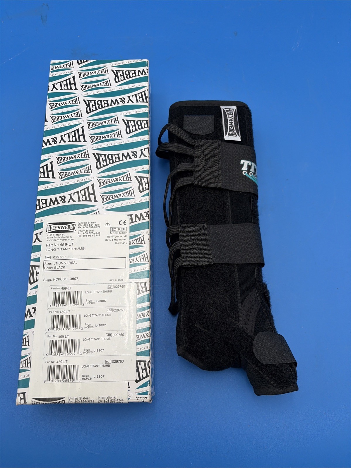 Hely & Weber Long Titan Thumb , 459-LT – Size Universal, Left