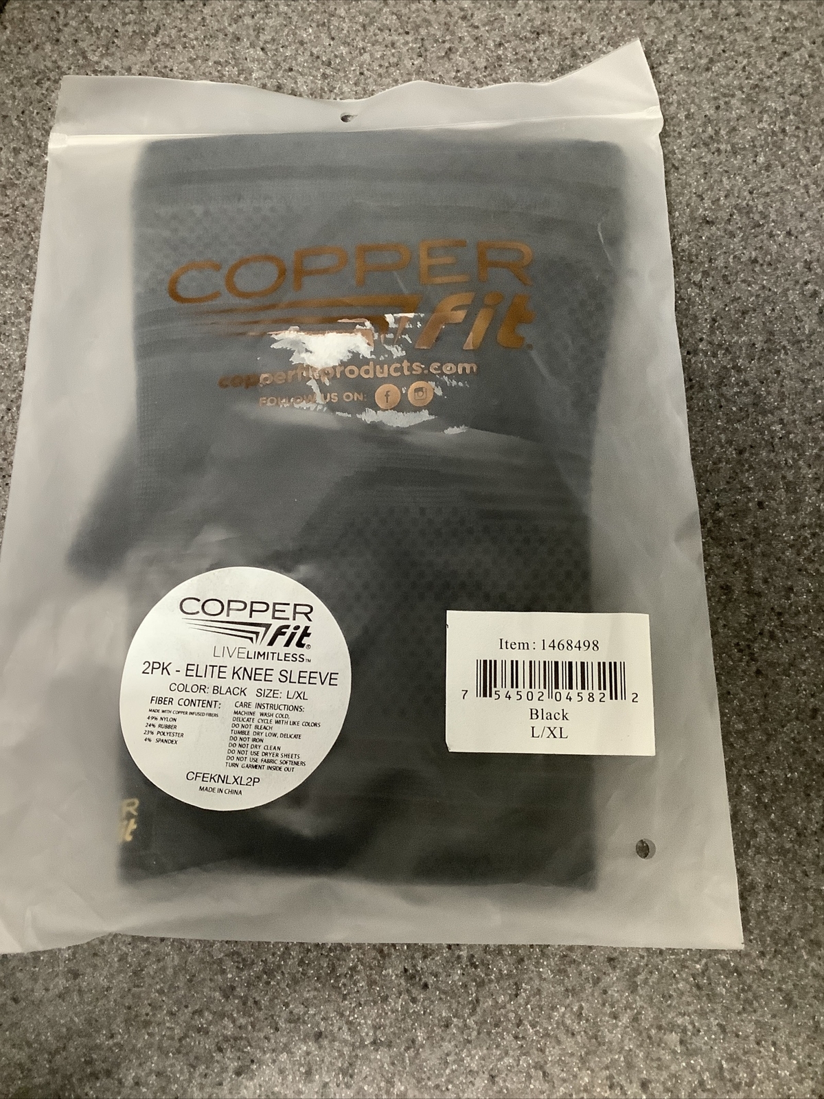 Copper Fit 1468498 Compression Sleeve L/XL M22A