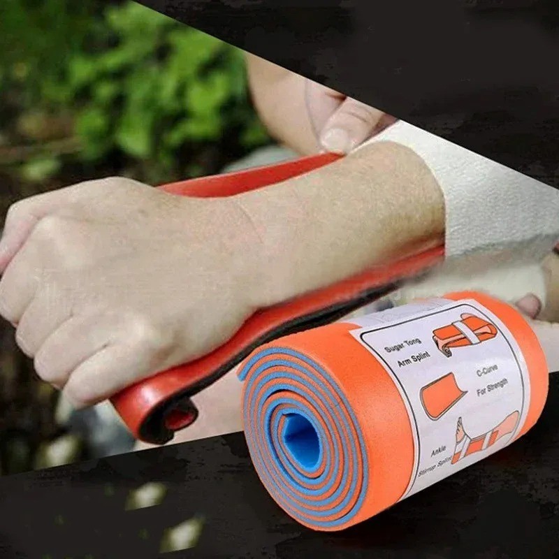 Orange Roll Splint – EMS EMT Lightweight Flexible Mold Splint 11×46 Roll- Orange