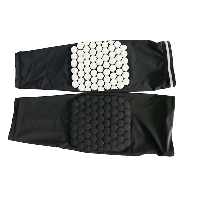 1pair Sport Basketball Honeycomb Crashproof Knee Pad Legs Sleeves Braces Protect