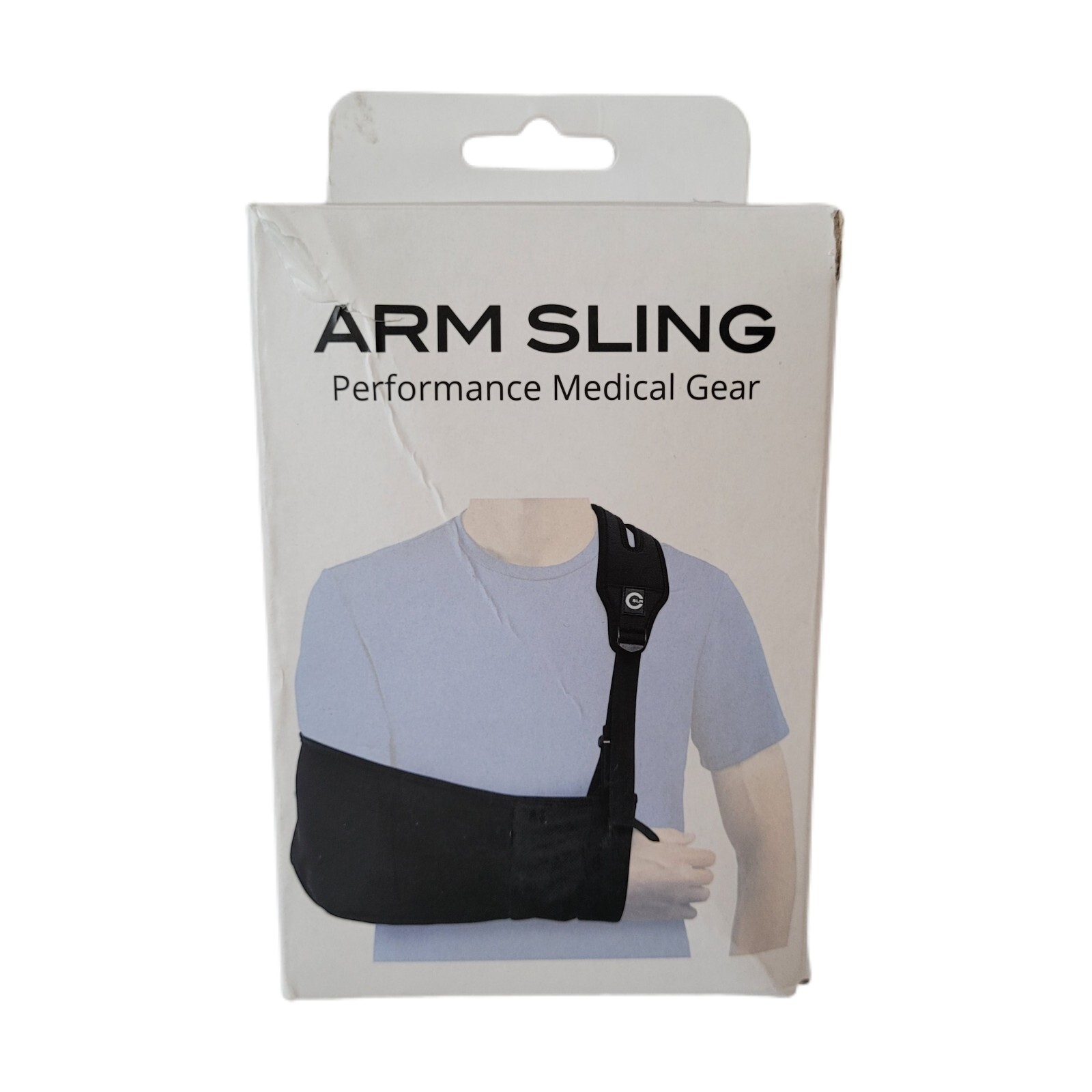 NEW OPEN BOX Medical Arm Sling w/ Split Strap Technology Ergonomic Design Black