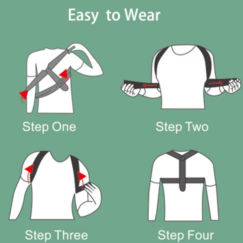 Adjustable Posture Corrector Belt Back Shoulder Spine Support Brace