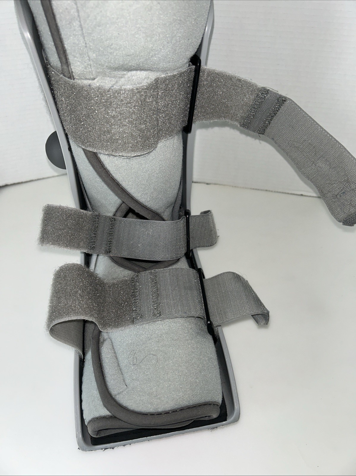 BREG Genesis Full Shell Walker BOOT 3-Strap W/Air Pump Ankle Support Size Large