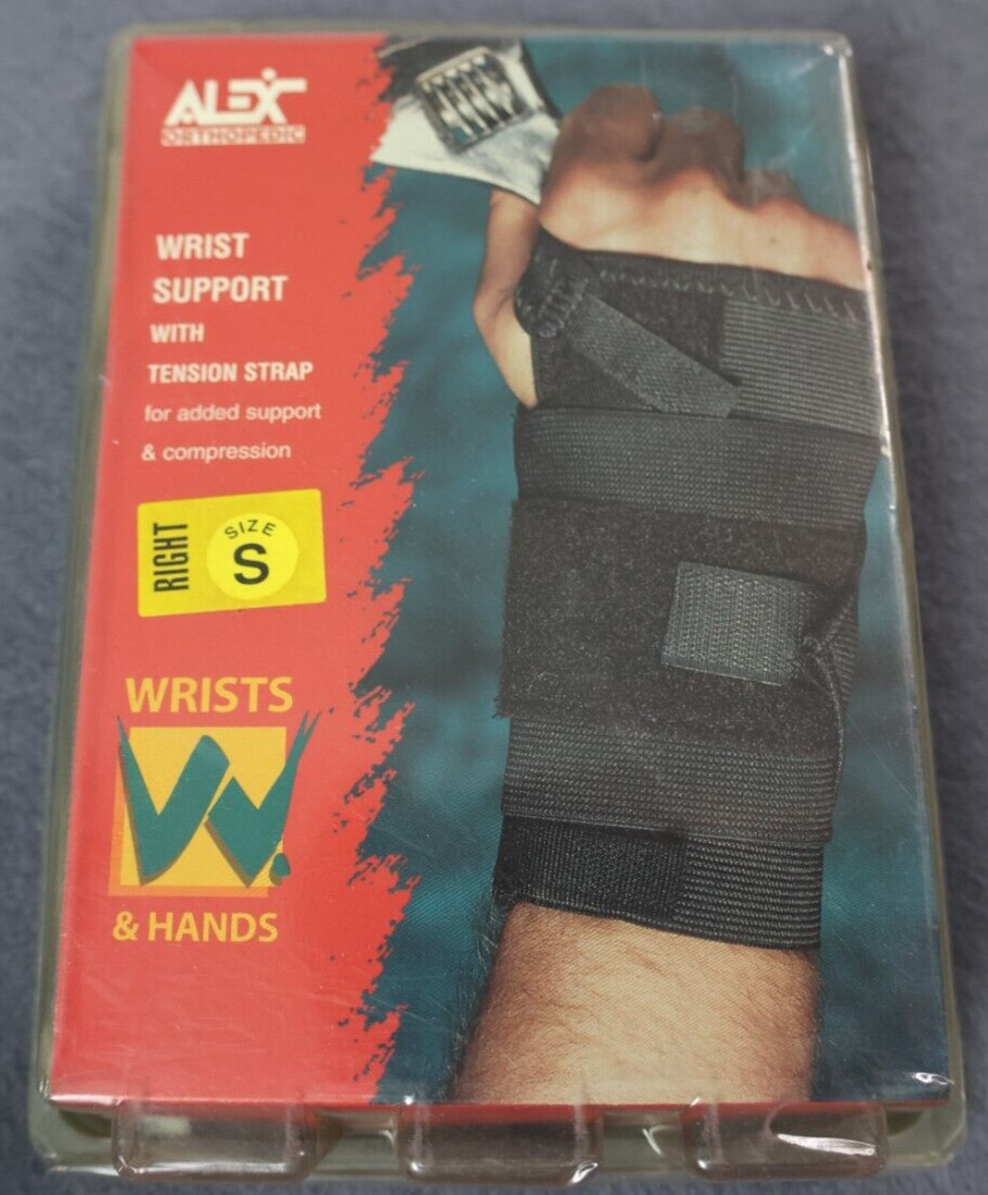 Alex Orthopedic Wrist Supports With Tension Strap Right Hand Small