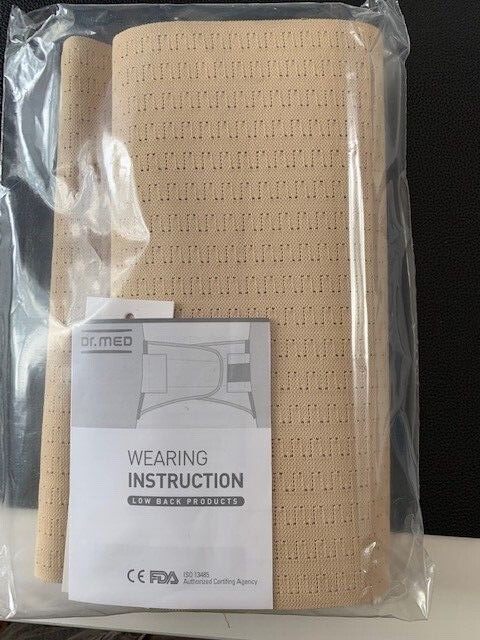 Dr med elastic abdominal binder, back brace support from Physio