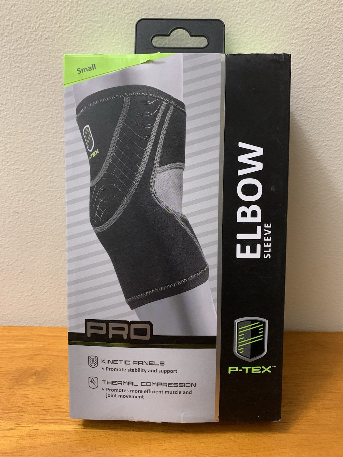 P-TEX ** PRO ELBOW SLEEVE** ” P-TEXE200“ **BLACK **NEW** Small