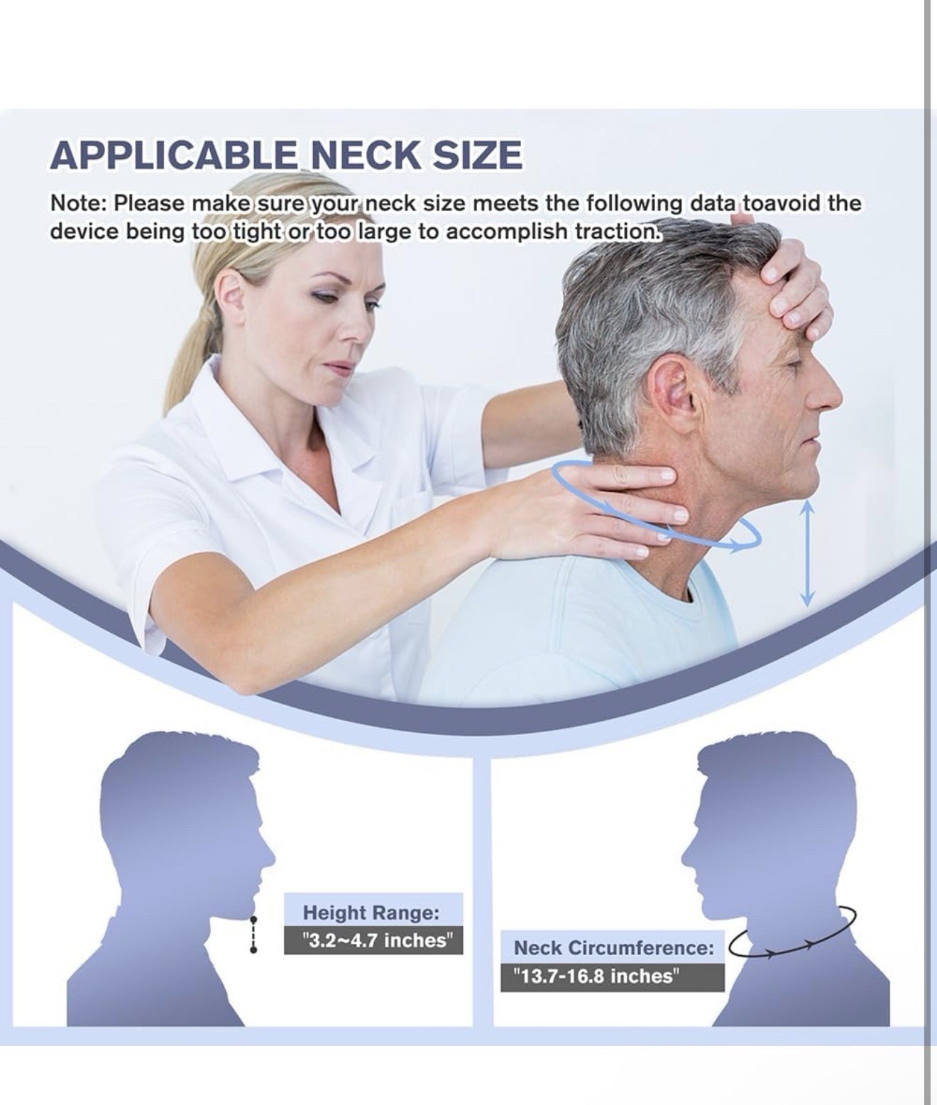 Read Cervical Neck Traction Device,Electric Air Pump 3 Power Traction No Remote