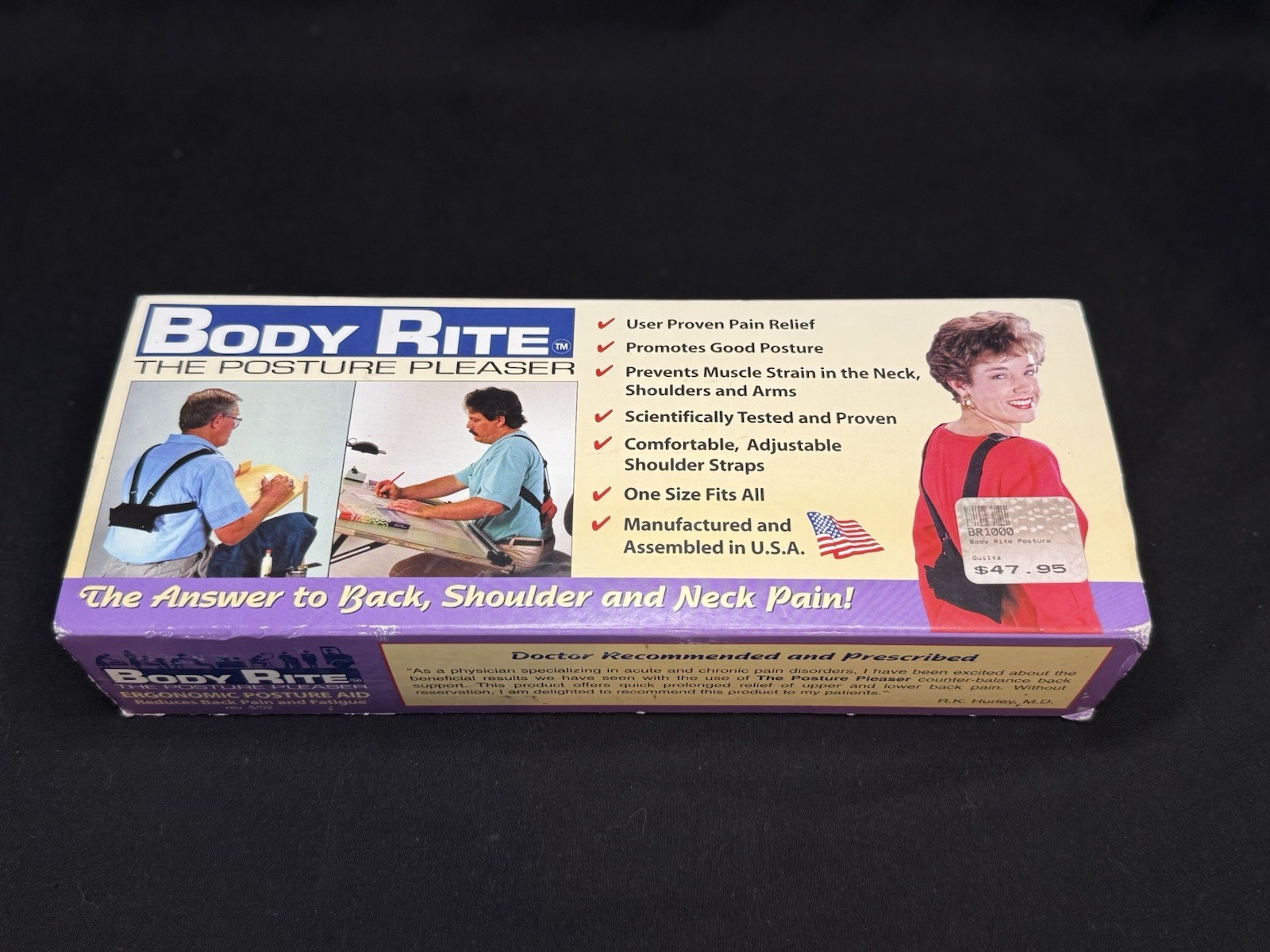 Body Rite The Posture Pleaser Ergonomic Posture Aid Style Harness
