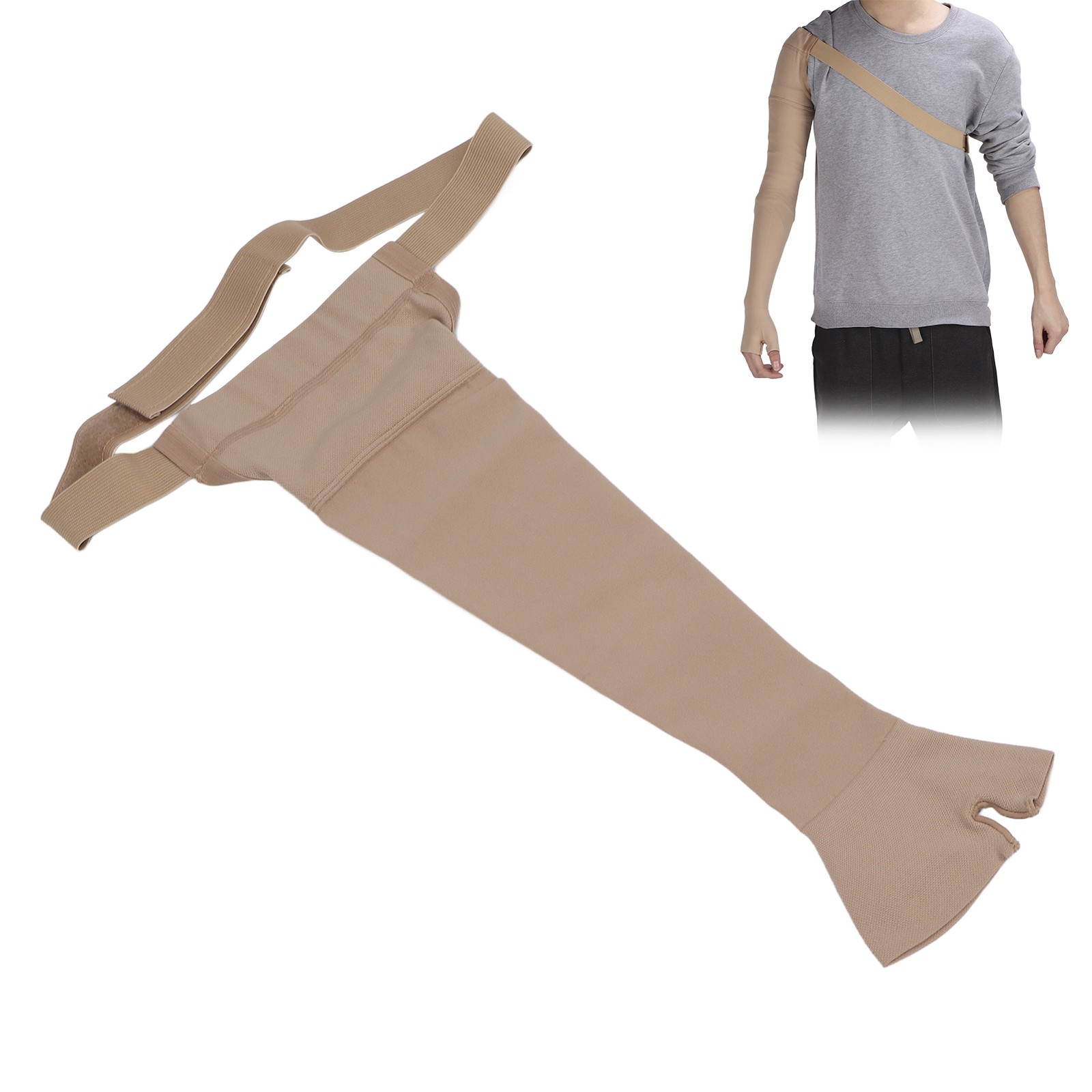 Lymphedema Compression Arm Sleeve Polyurethane Post Mastectomy Support Arm