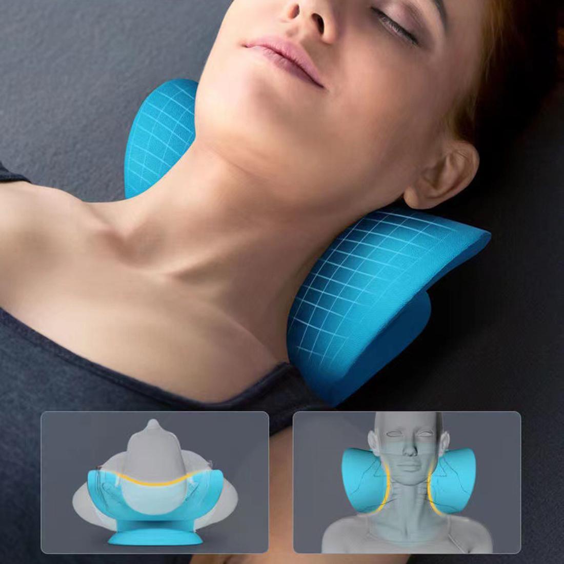 Neck Shoulder Stretcher Pain releaser Cervical Traction Device Pillow For Pain