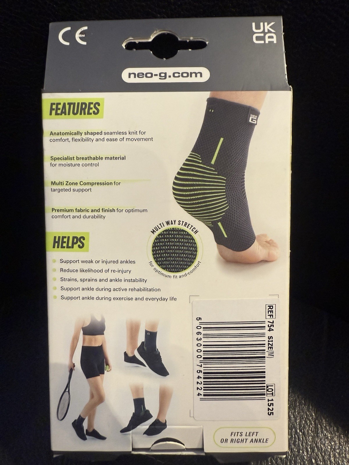 Ankle Support – Size Medium for Active Sports and Athletics *NEW*