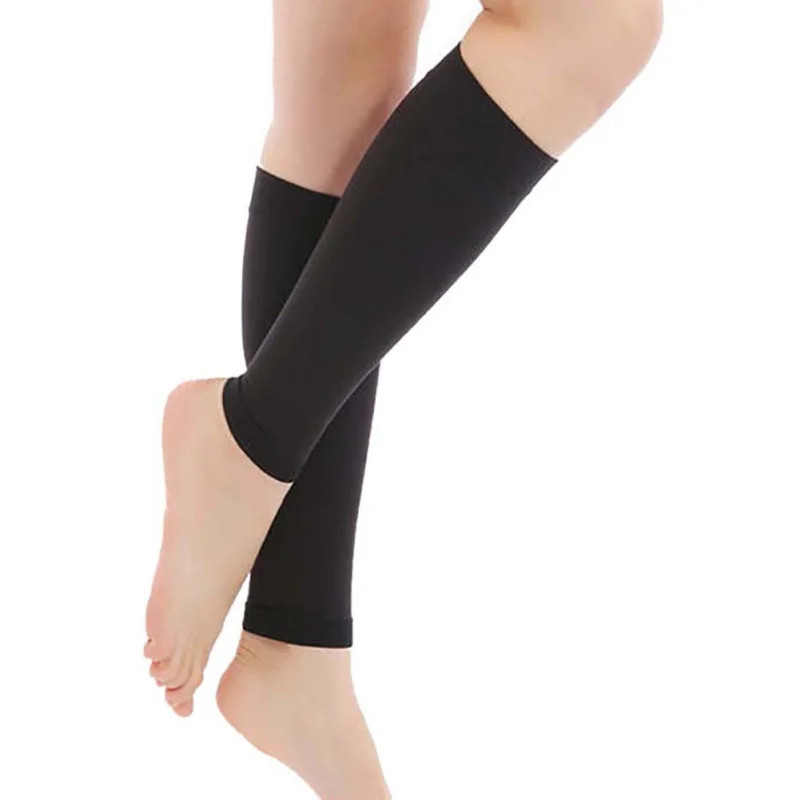 1pair Sports Pressure Socks Compression Socks Long Leg Stretch Socks Leg Sleeve
