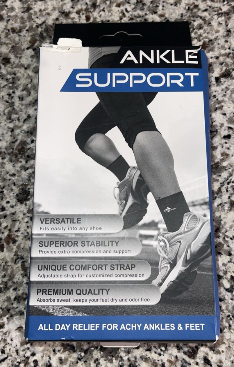 Ankle Brace Lace Up Compression Strap Elastic Support Adjust Stabilizers Small