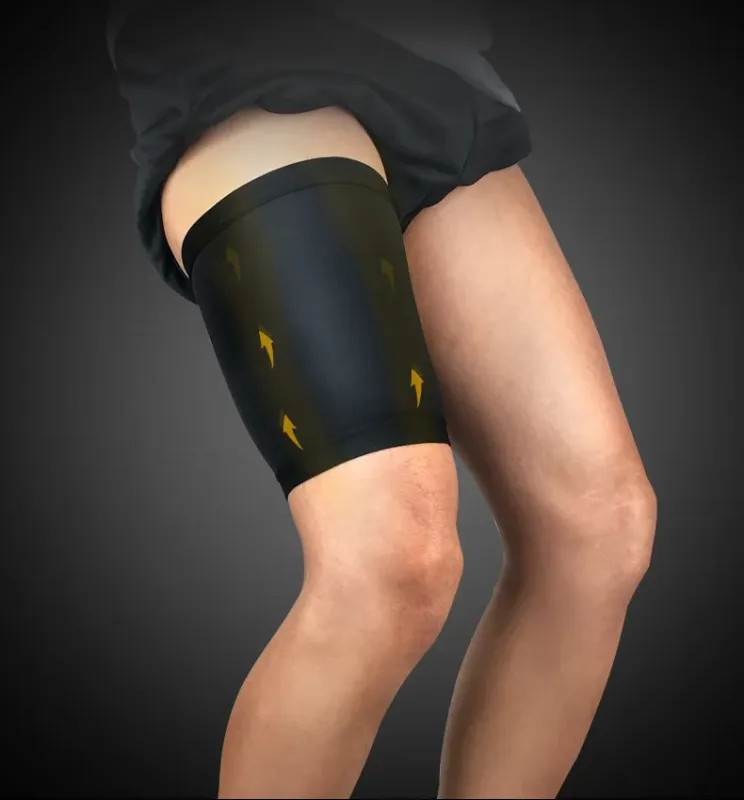 1PC Compression Thigh Sleeve for Men and Women, Breathable Elastic Stretch Suppo