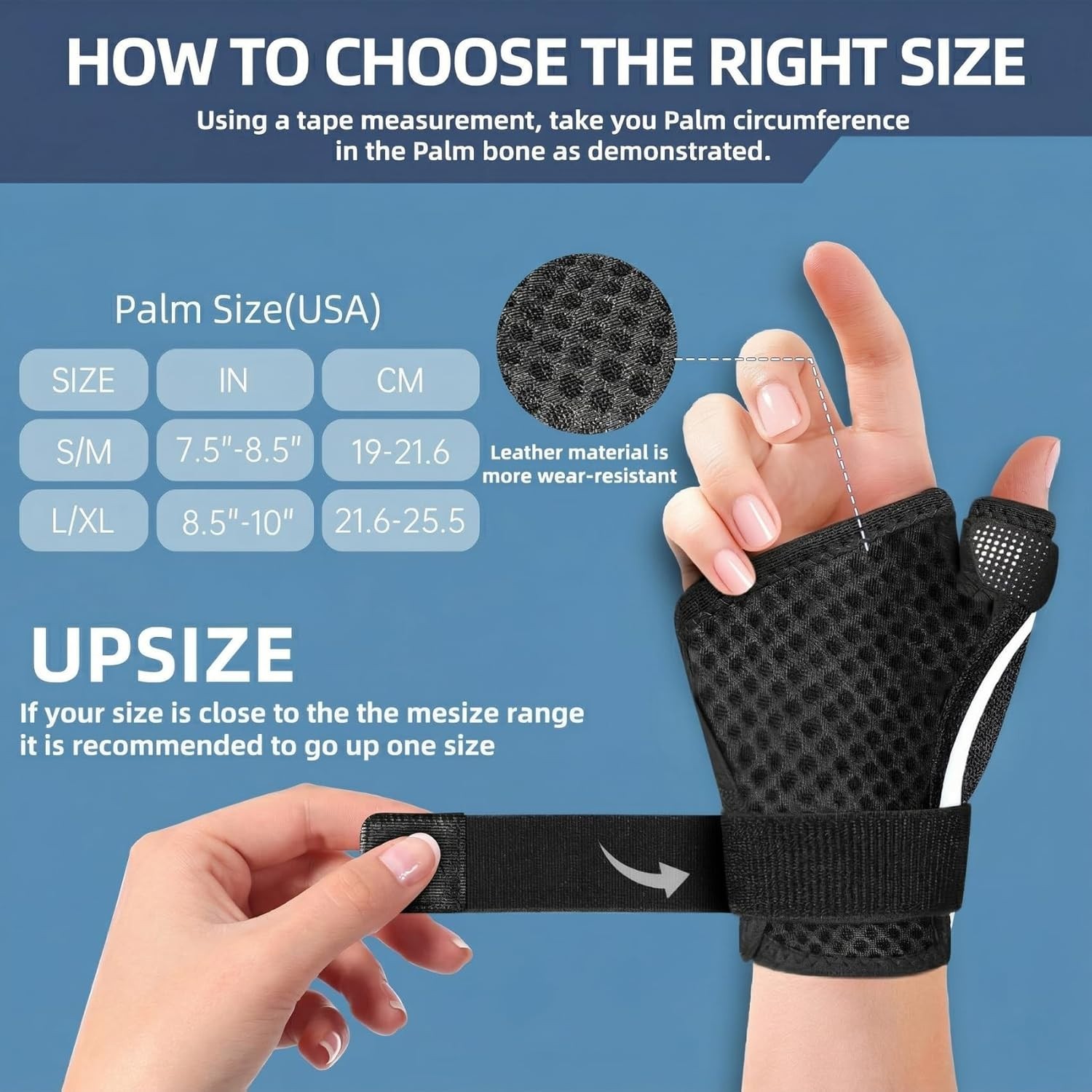 S/M sized Thumb Support Brace