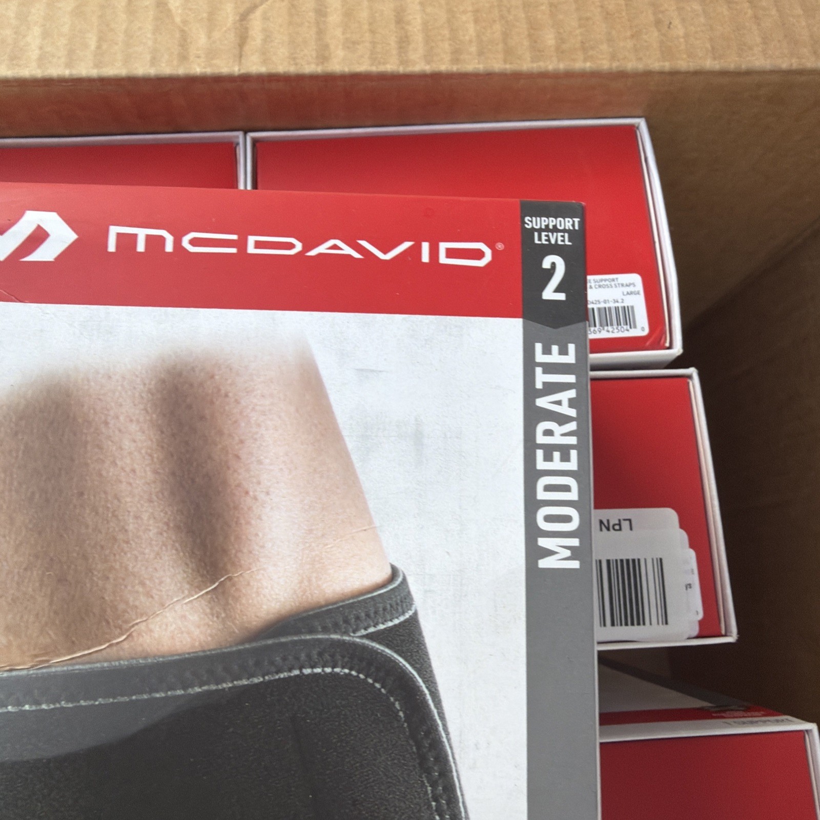 Mcdavid Level 2 Knee wrap w/ stays size large 15-17.5”
