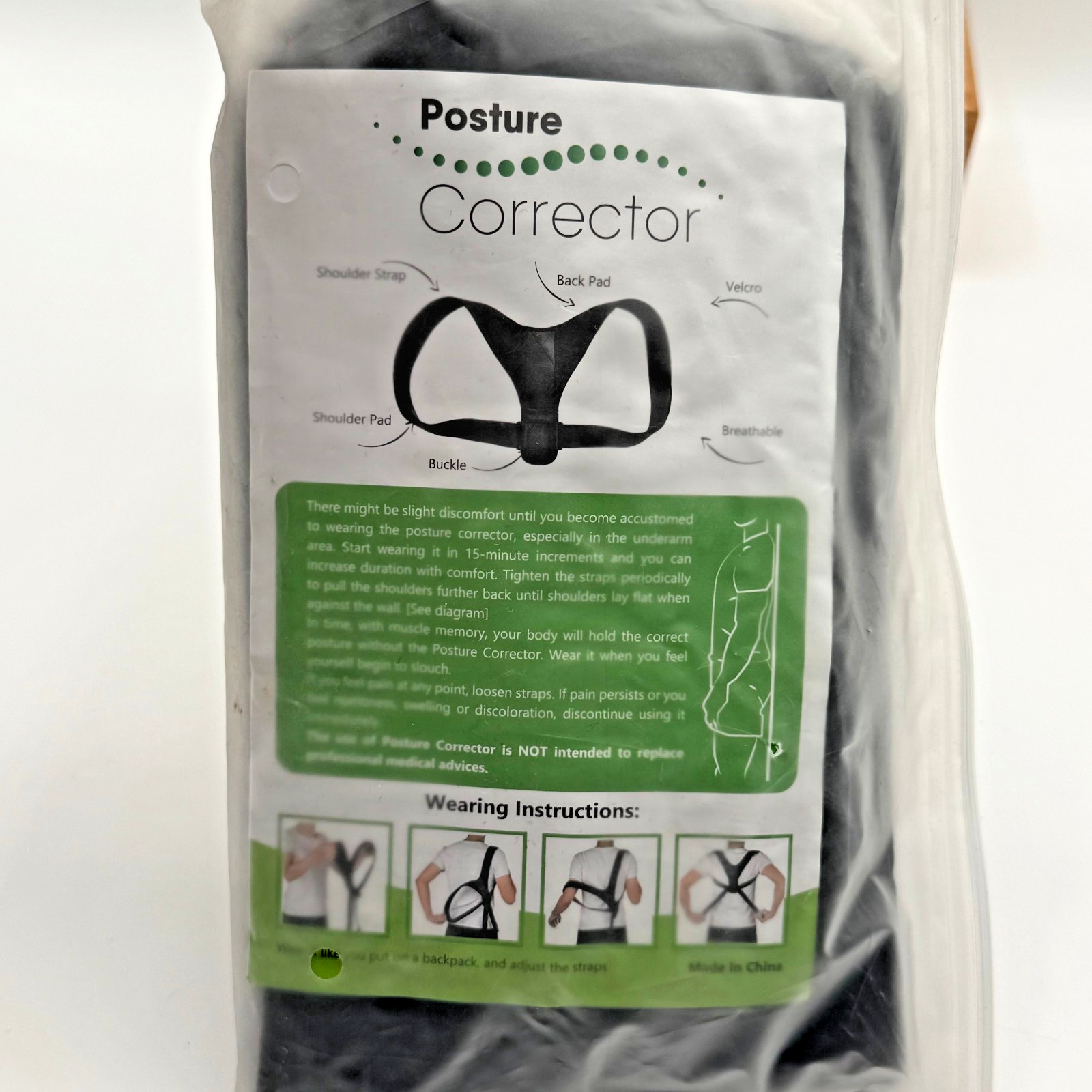 Posture Corrector Back Support Unisex Adult One Size NEW