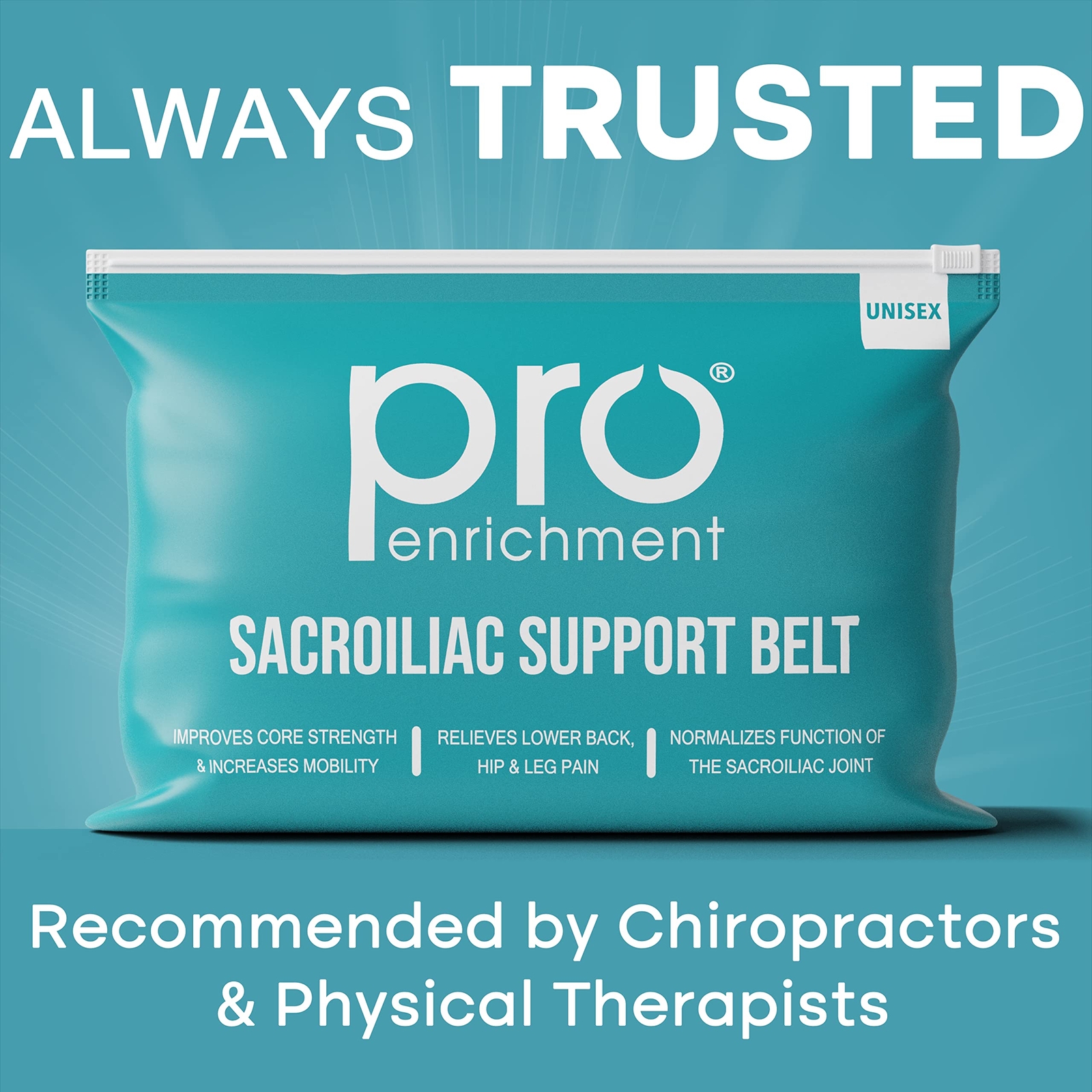 Sacroiliac SI Joint Hip Belt – Lower Back Support Brace for Men and Women Bra…