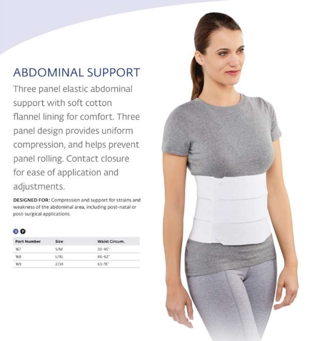 DJO Bell-Horn Abdominal Support Small/Medium – Post Natal or Surgical Applicatio