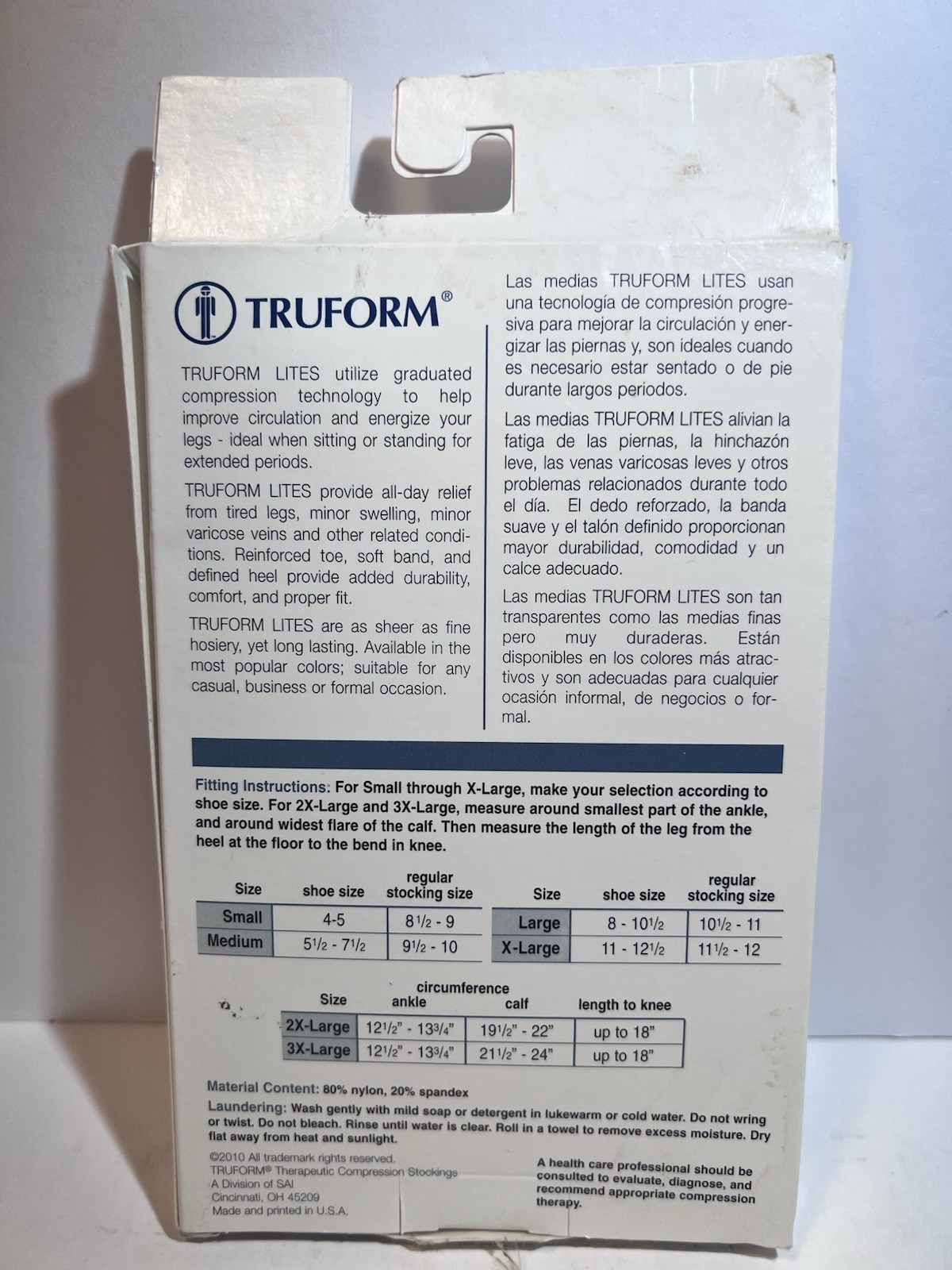 Truform Women’s 1773 15-20 Mmhg Compression Support Stockings Sheer 20 Denier