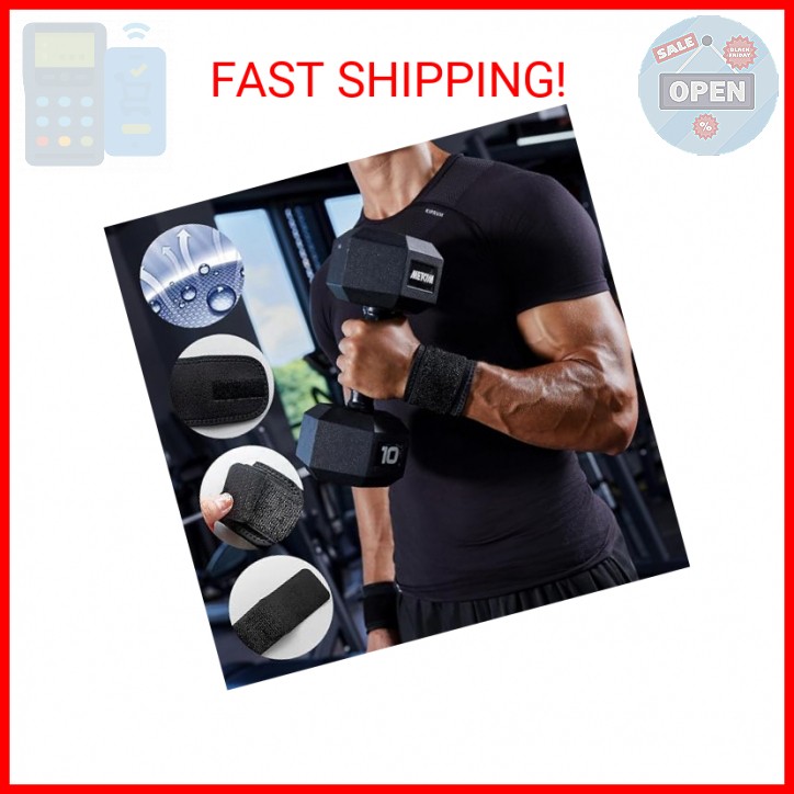 YUNYILAN 2 Pack Wrist Brace Adjustable Wrist Support Wrist Straps for Fitness We