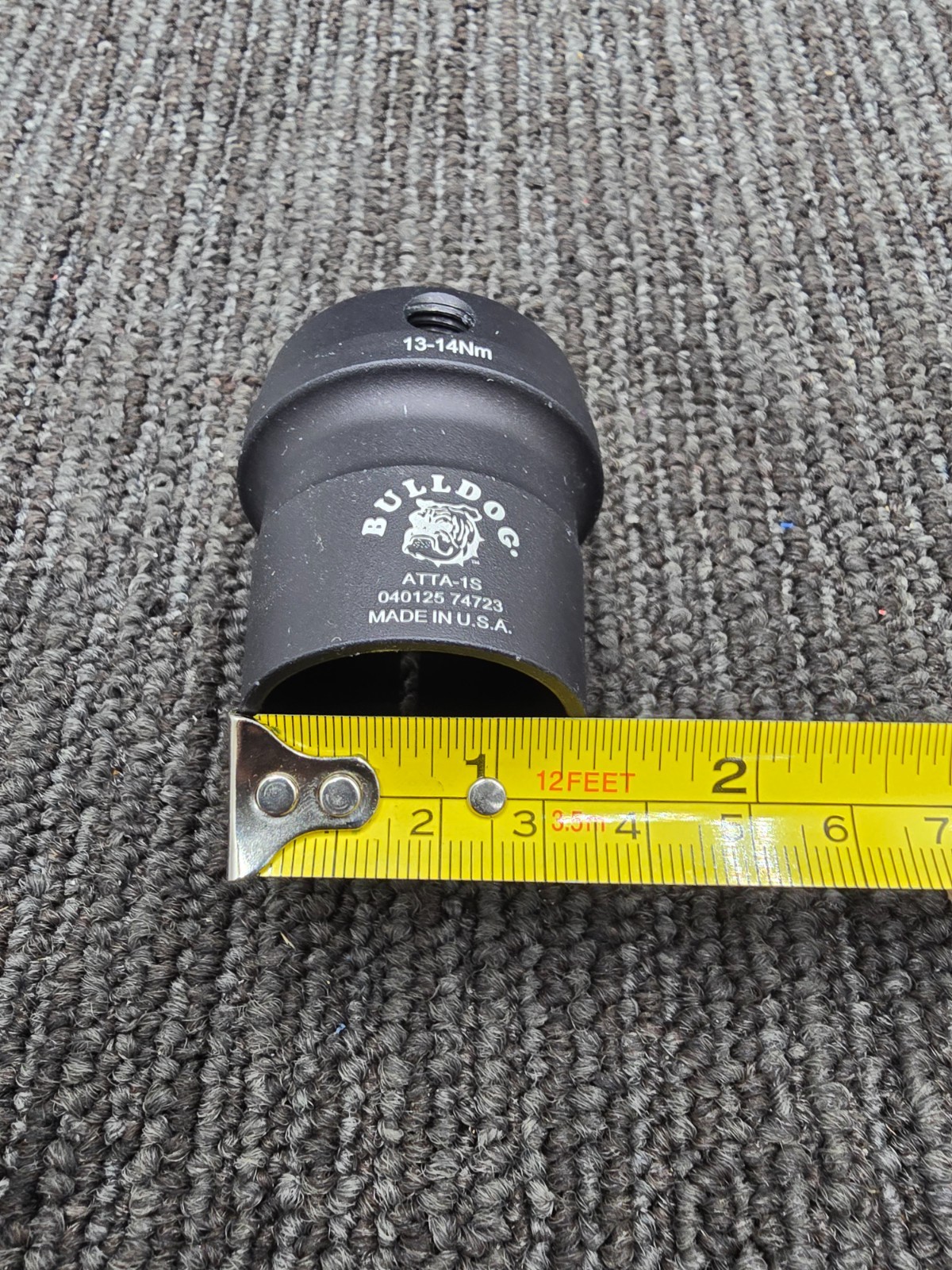 BULLDOG ATTA-1S: Aluminum 30 mm Tube Clamp Adapter Black Anodized