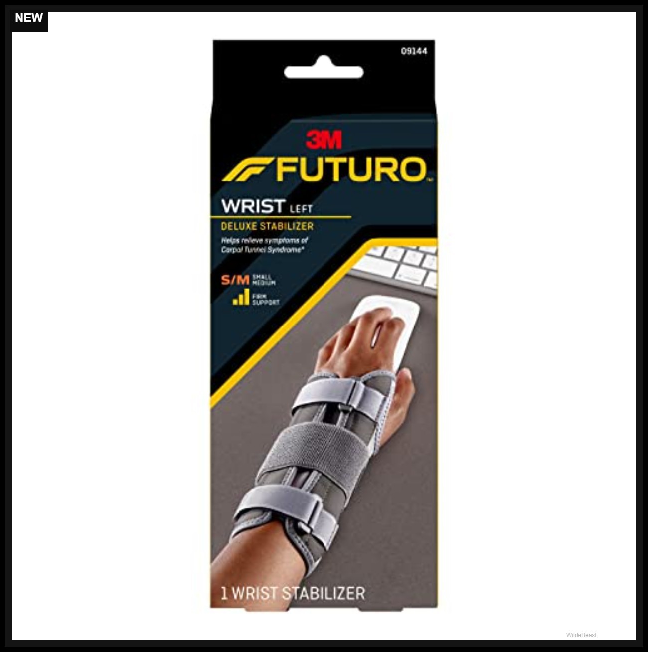 Wrist Brace for Carpal Tunnel Sprain Strain Support Breathable One Size