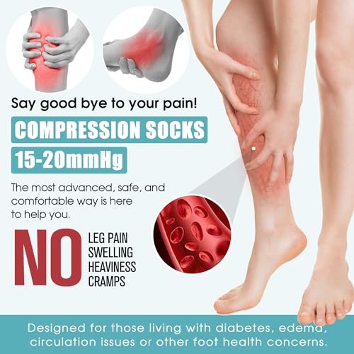 Compression Socks for Women & Men Circulation(6 Small-Medium 01-Assorted28