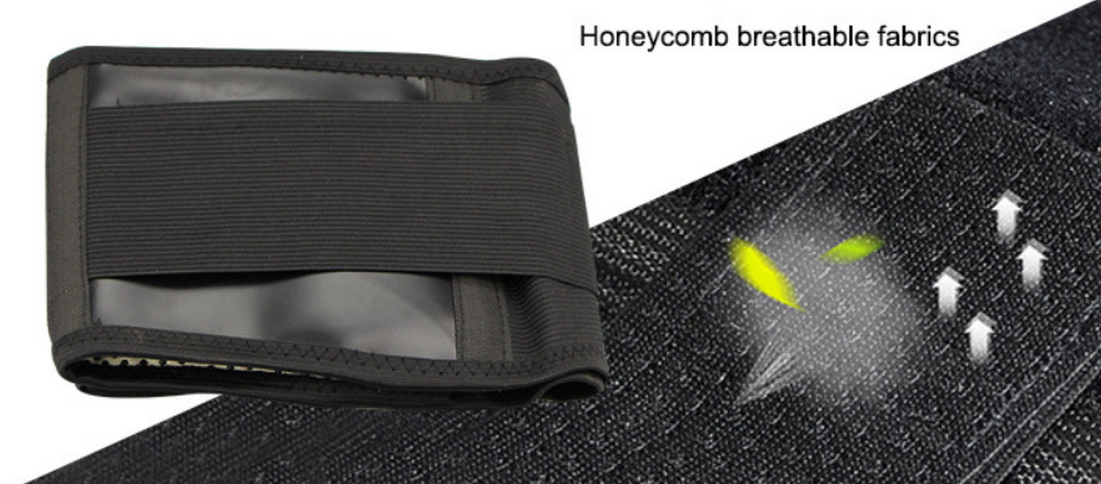 Low Back Support Brace Belt Medium Tourmaline Far Infrared Self Heating Stone