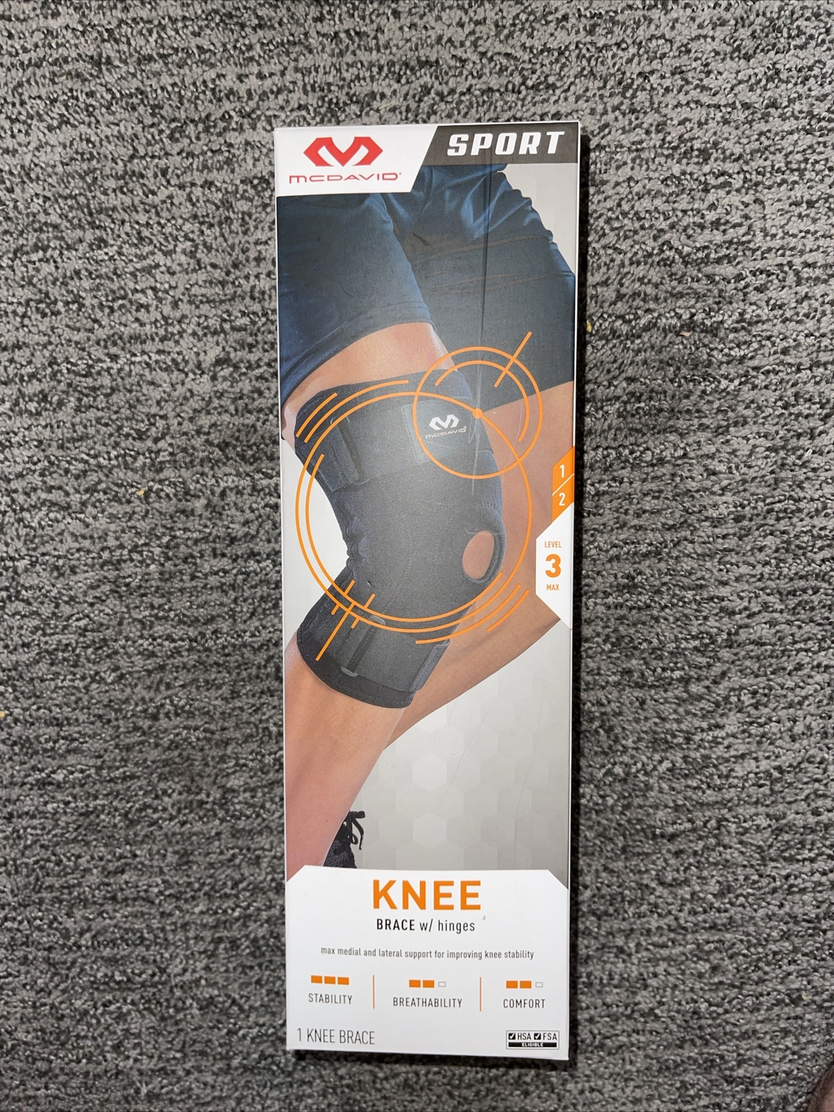 McDavid Knee Brace w/ Polycentric Hinges & Straps Size S/M