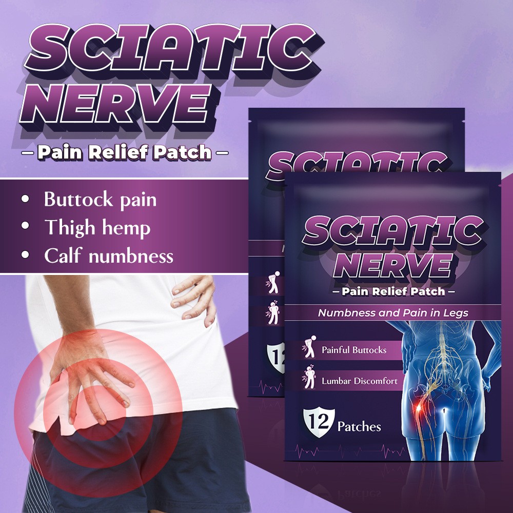 1-3X Analgesic Adhesive Plaster Sciatic Nerve Relief Adhesive Patch Breathable