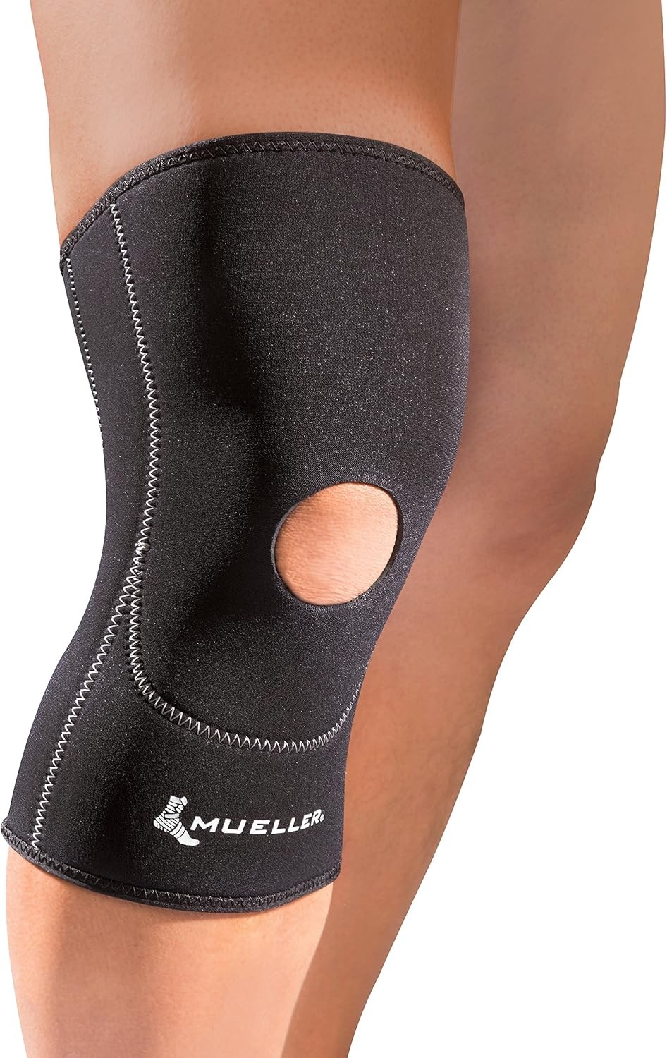 MLR Sports Medicine Open Patella Knee Sleeve, Black 3X-Large (22-24″)