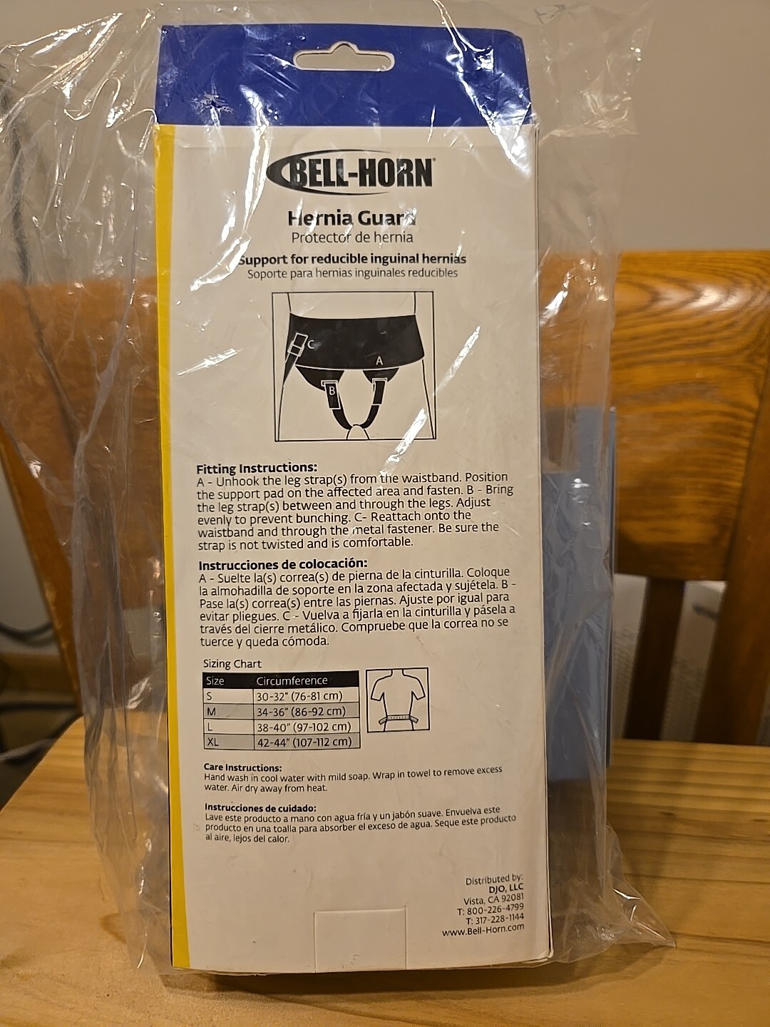 Bell Horn Hernia Guard 85220XL Size XL Left Right or Double Abdomen NEW