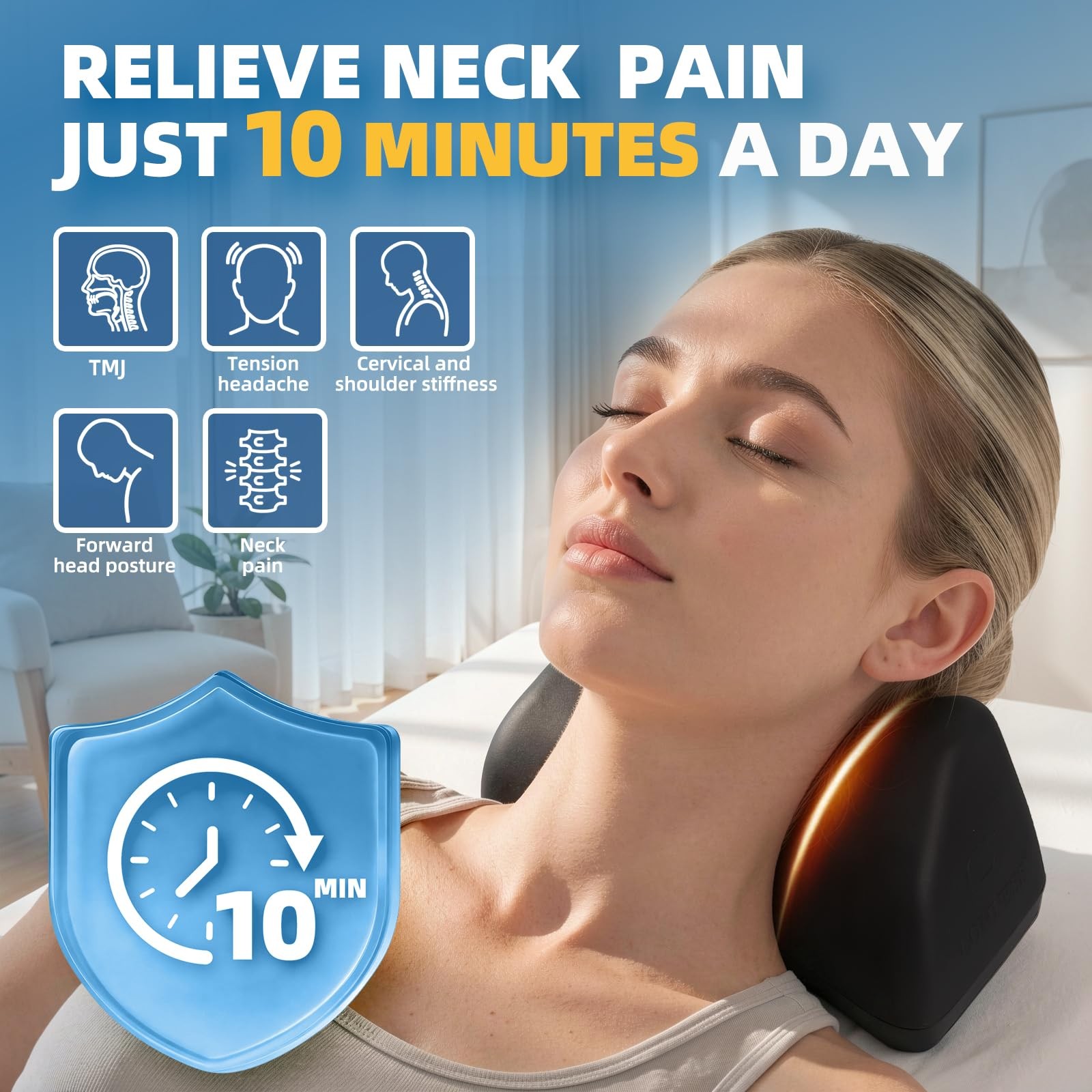 Comness Height Adjustable Occipital Release Tool for TMJ Relief & Pivotal The…