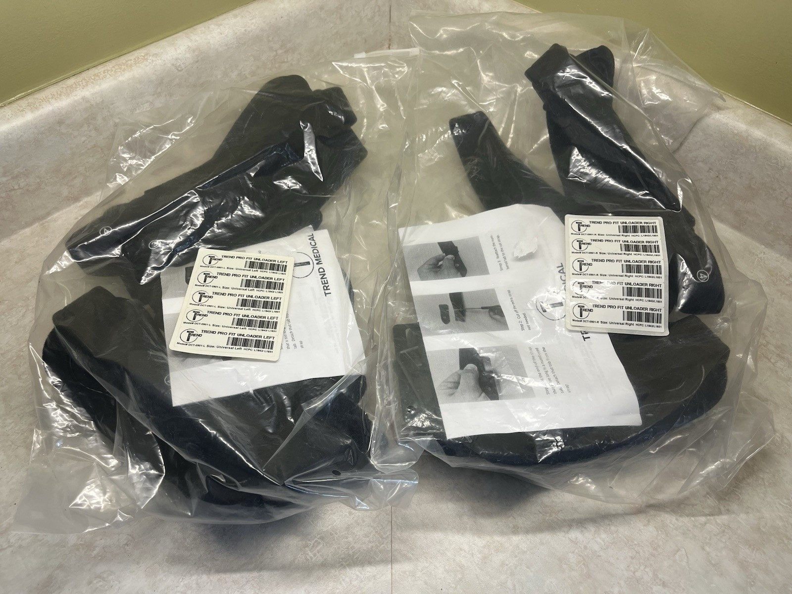 Trend Pro Fit Unloader Knee Braces Left DCT-0901-L & Right DCT-0901-R New