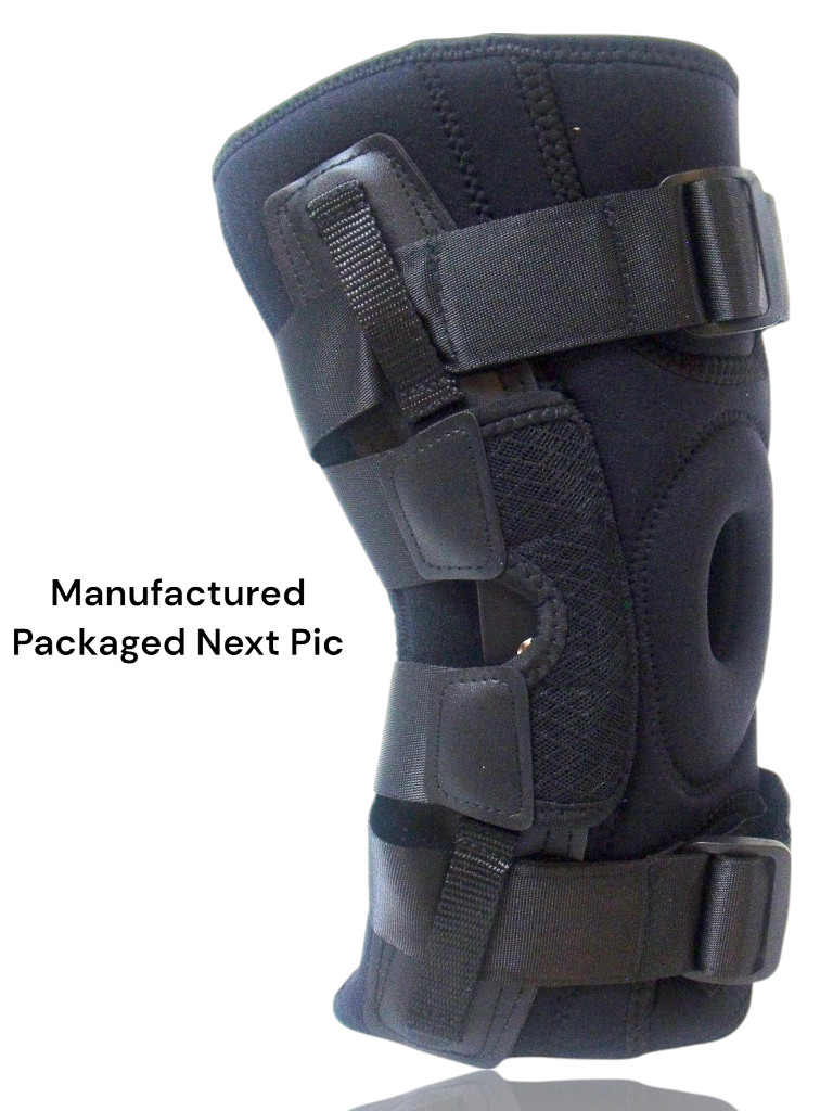 DualFlex Hinged Knee Brace S/M For Meniscus Tear, Arthritis, MCL ACL Pain Relief
