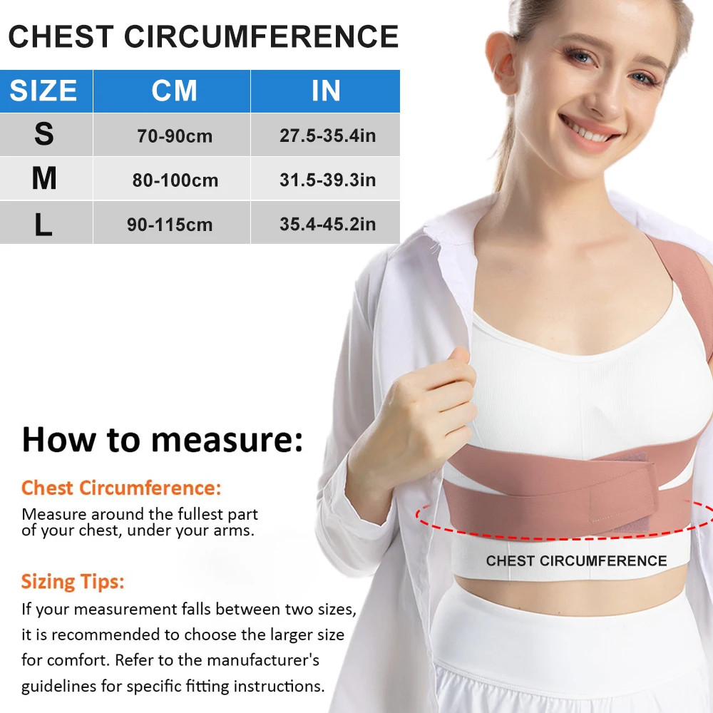 Back Posture Corrector Belt Spine Support Hunchback Straightening Brace