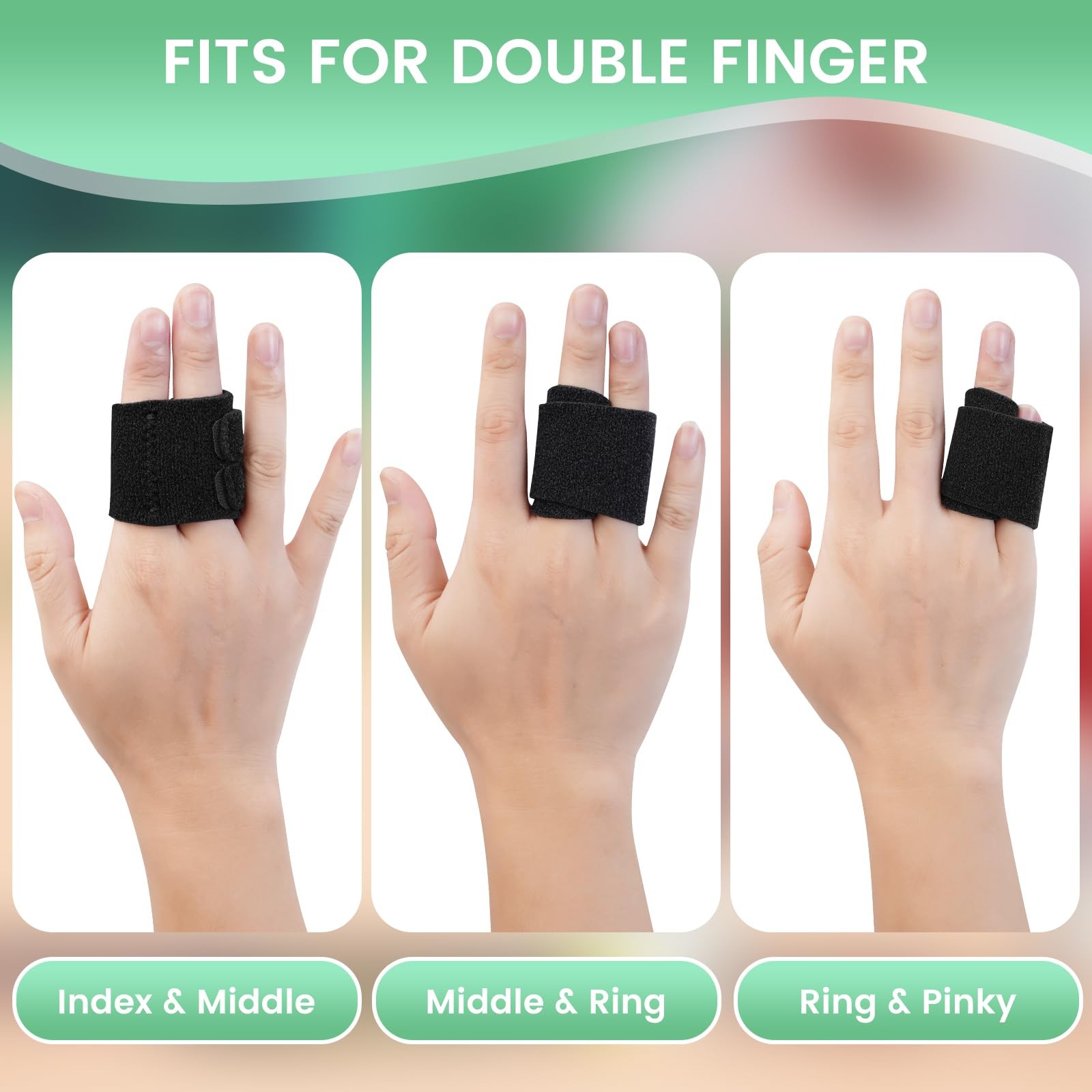 Finger Splint Buddy Straps, 2PCS