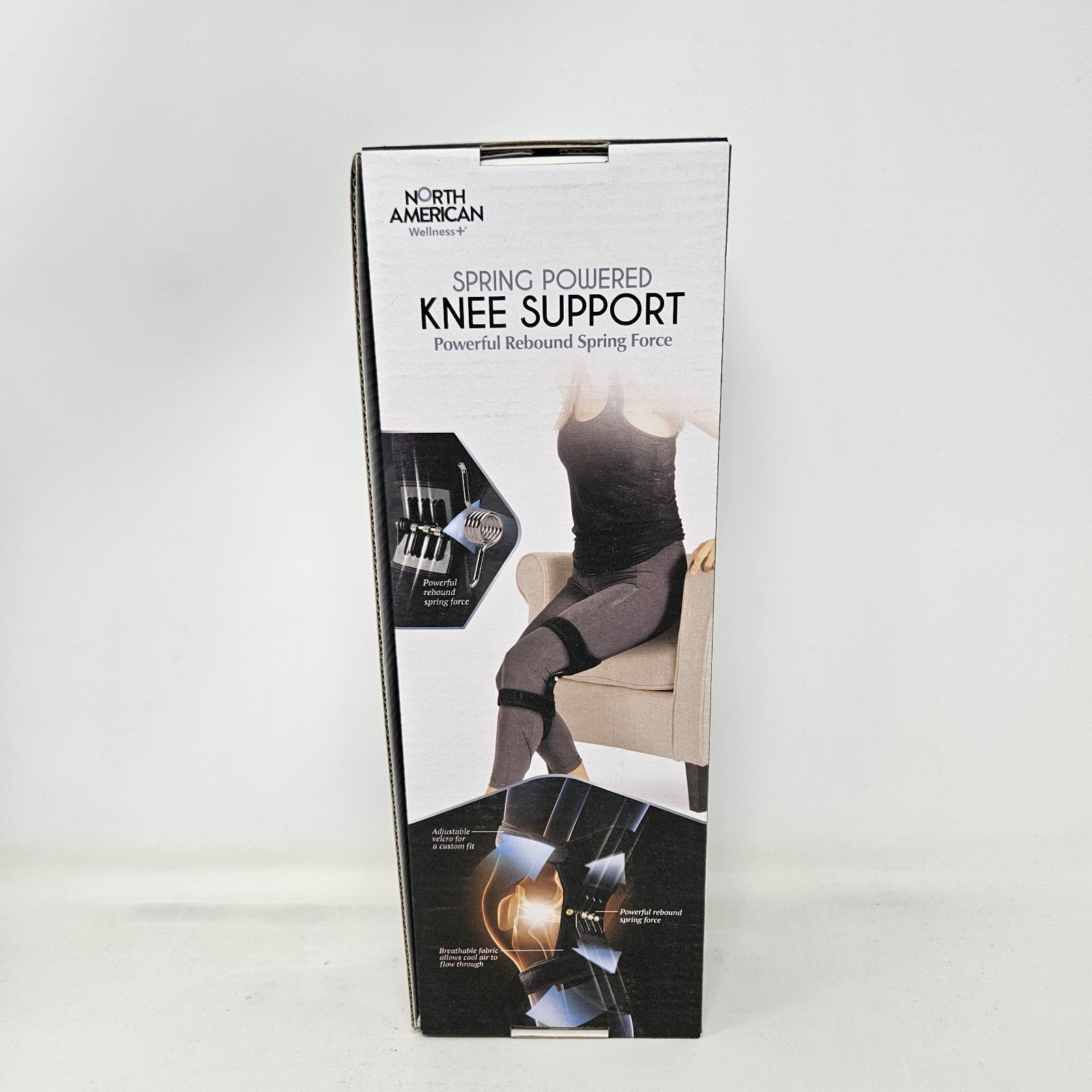 North American Spring Powered Knee Support Brace – One Brace Only