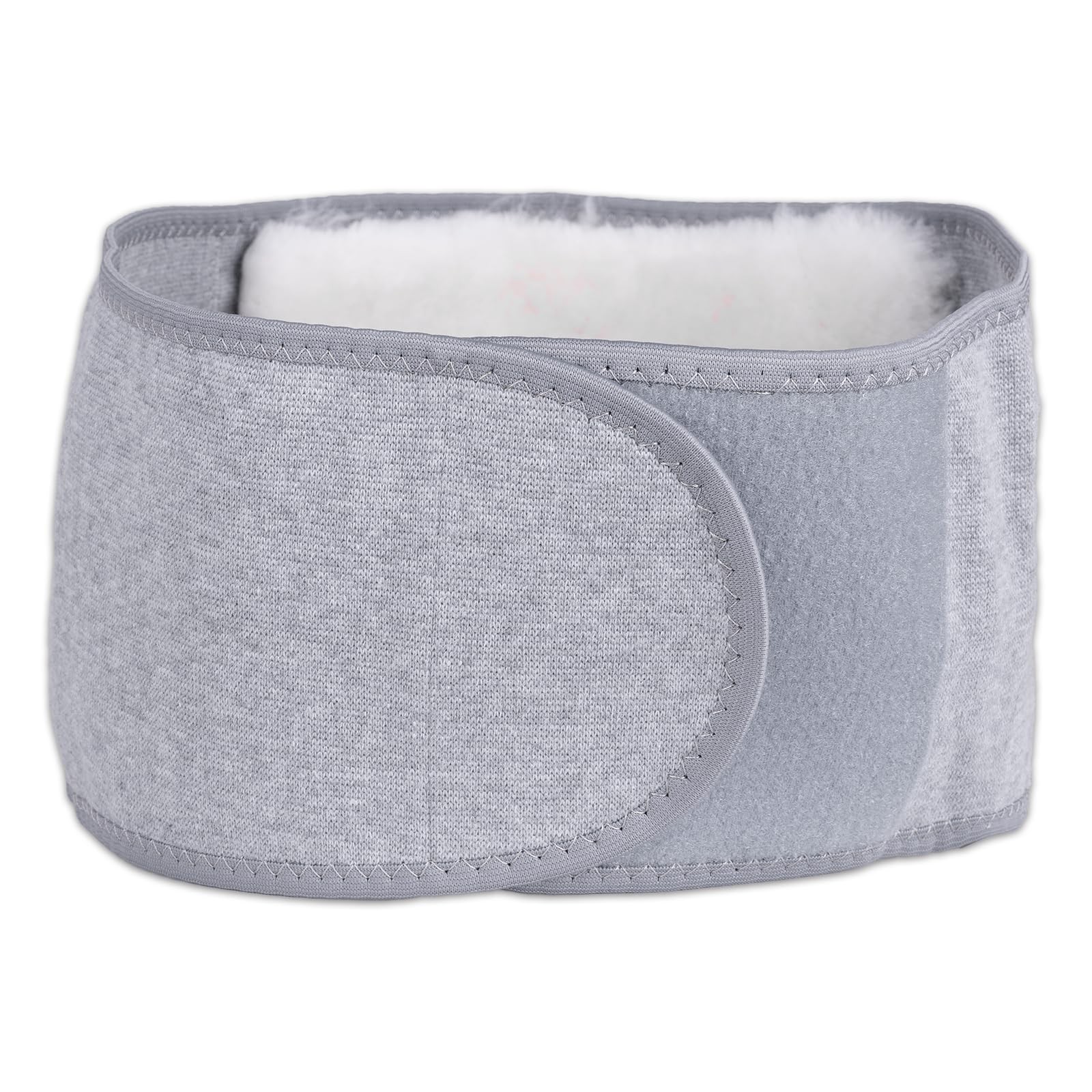 Wool Waist Warmer, Elastic Lumbar with Adjustable Hook-and-Loop Fastener for …