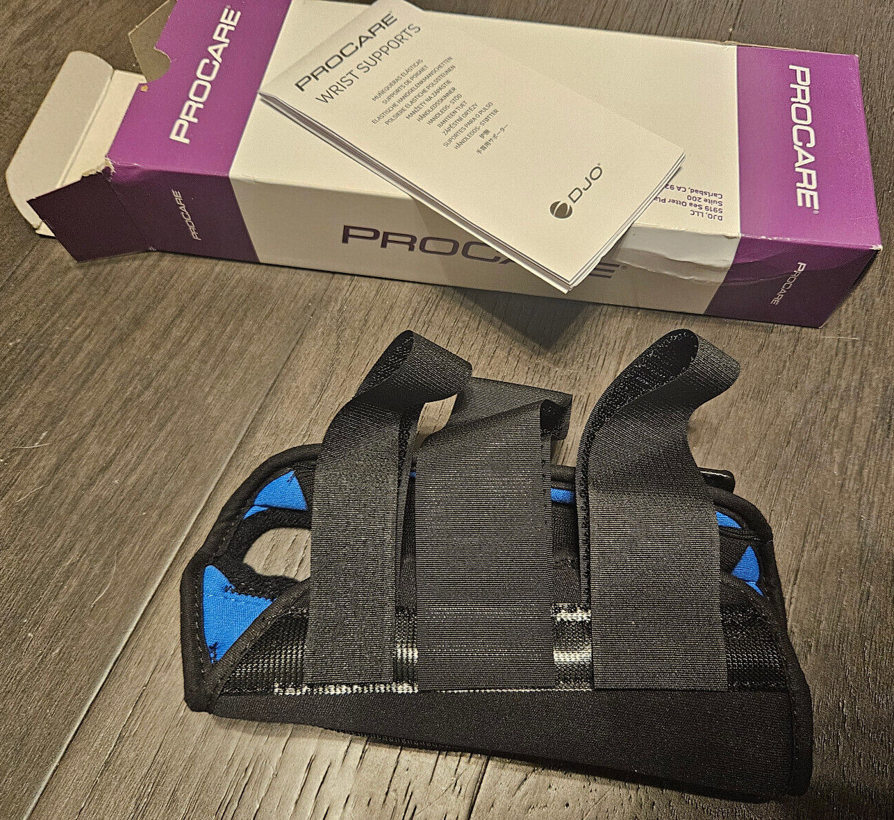 ProCare Comfort Form Wrist, Aluminum/Foam/Lycra, Black LT S 79-87293
