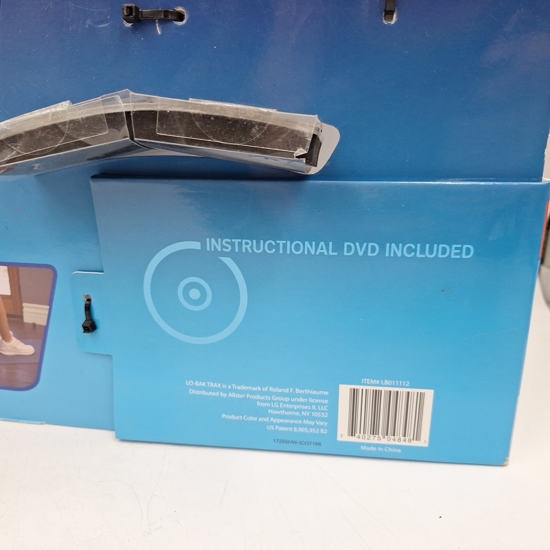 Lo-Bak Trax Portable Spinal Traction Device w/ Instructional DVD AS SEEN ON TV