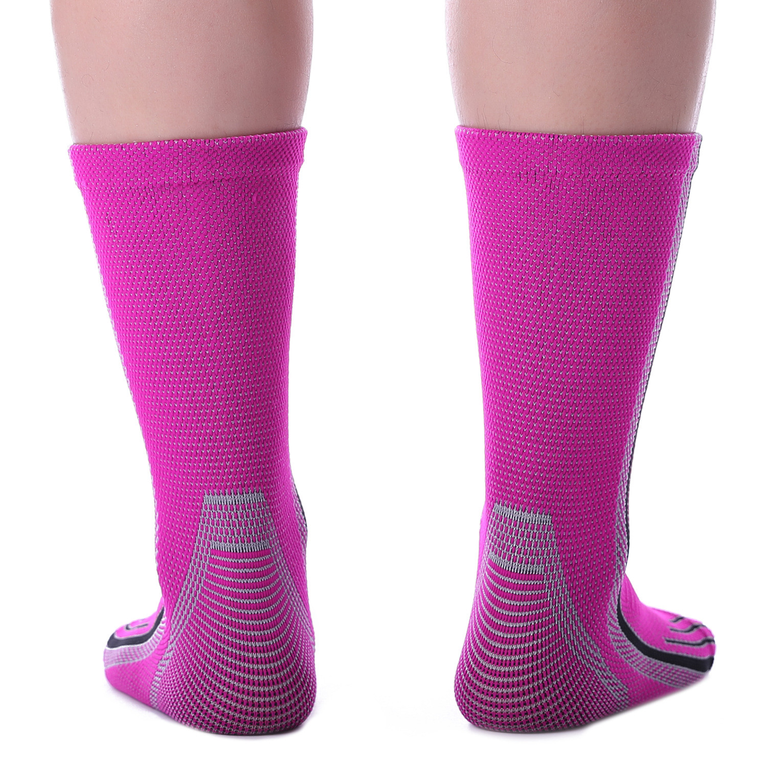 Doc Miller Ankle Compression Brace Sleeve Plantar Fasciitis Tendonitis SLD PINK