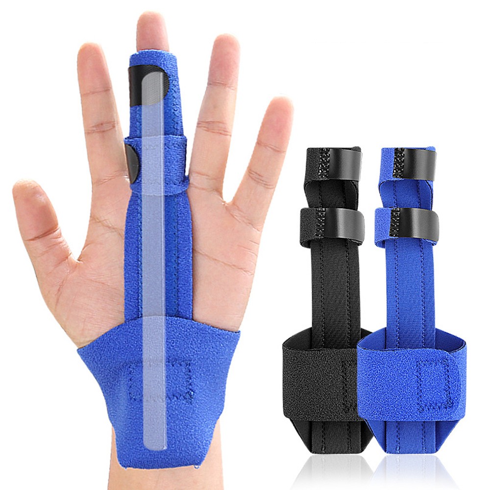 2PCS Finger Trigger Splint Corrector Adjustable Finger Brace Protector Support